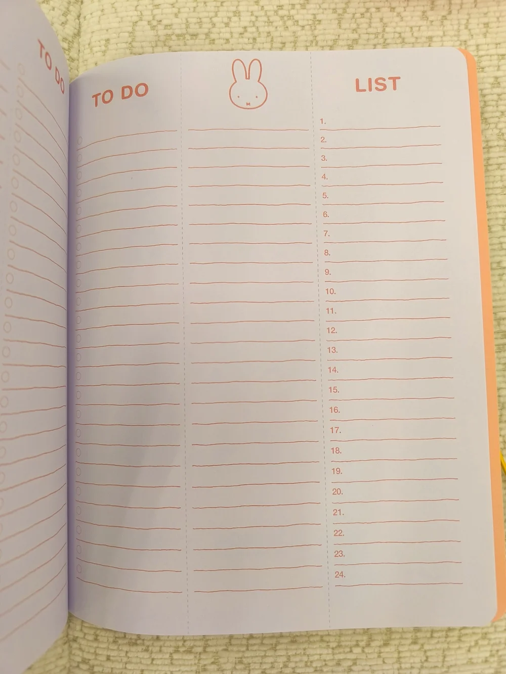 2027 Miffy Monthly Planner - Green Floral